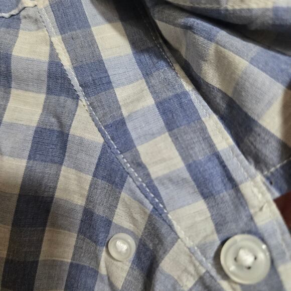 J.Crew Mercantile Flex Gingham Button-Up Shirt Small - Picture 3 of 11